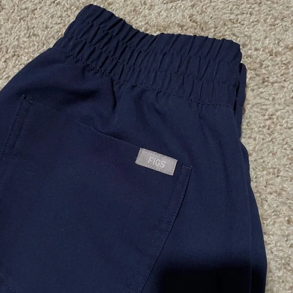 Figs Womens Navy Blue Jogger Pants - Picture 3 of 4